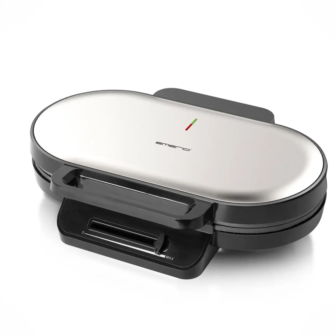 Emerio WM-123356 Hartvorm Wafelijzer 1200W - Zwart