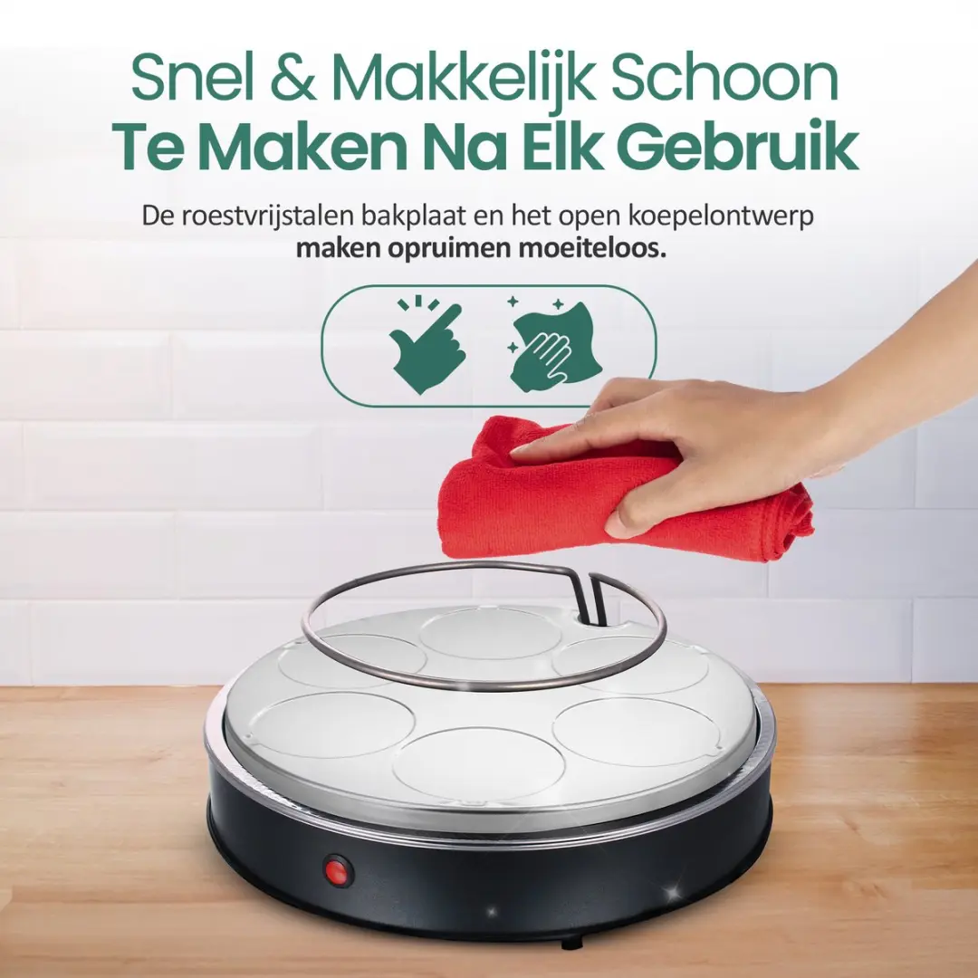 Emerio Pizzarette Origineel PO-115848.1 - 1500W - 6 persoons