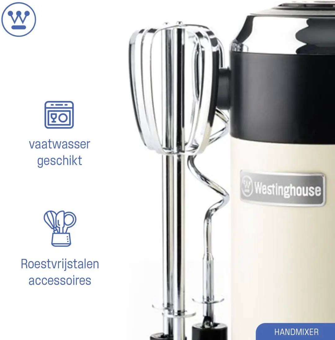 Westinghouse Retro 6-delige Keukenbundel - 2200W - Wit