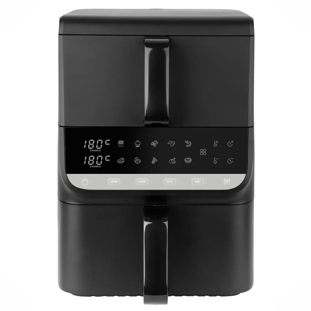 Emerio AF-133542 Heteluchtfriteuse Dual Zone 2500W - 3.5L + 6.5L - Zwart
