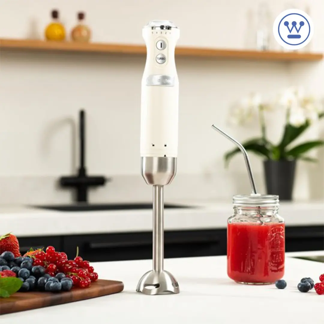 Westinghouse Retro 3-delige Set - Waterkoker 1,7L + Broodrooster + Staafmixer - Beige