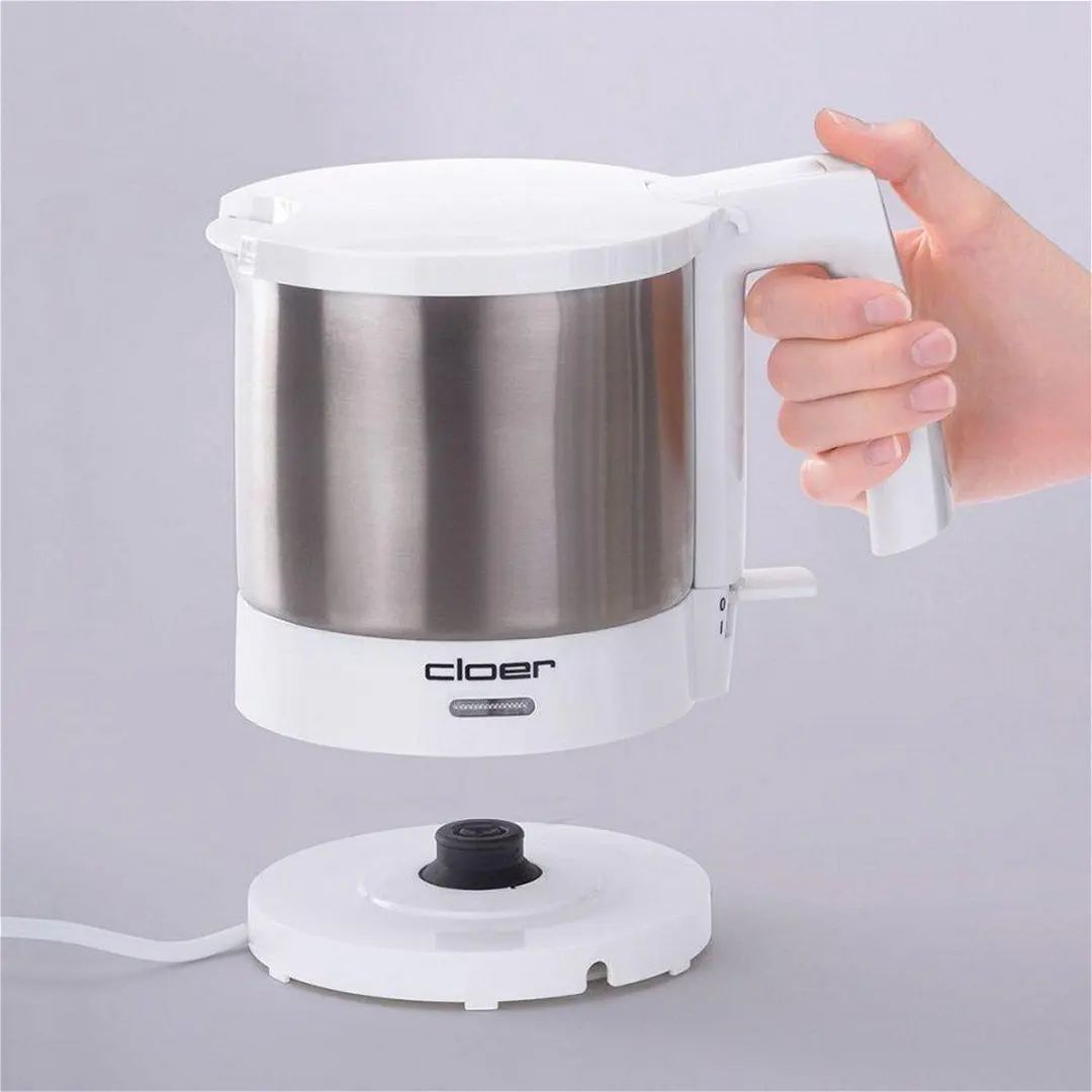Cloer Waterkoker 4721 1.1L - 2000W - Wit RVS