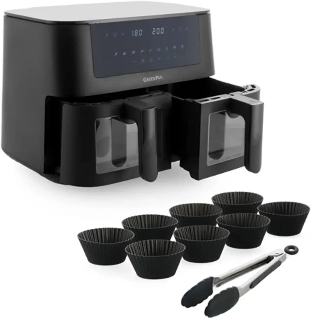 GreenPan Bistro Airfryer DUAL XL 4L