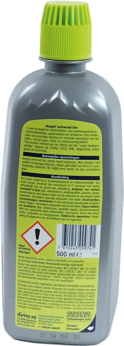 Durgol Koffiemachineontkalker 500ml - Filterkoffieapparaat