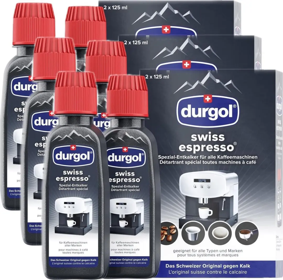 Durgol Swiss Espresso Ontkalker 125ml - 6 Stuks