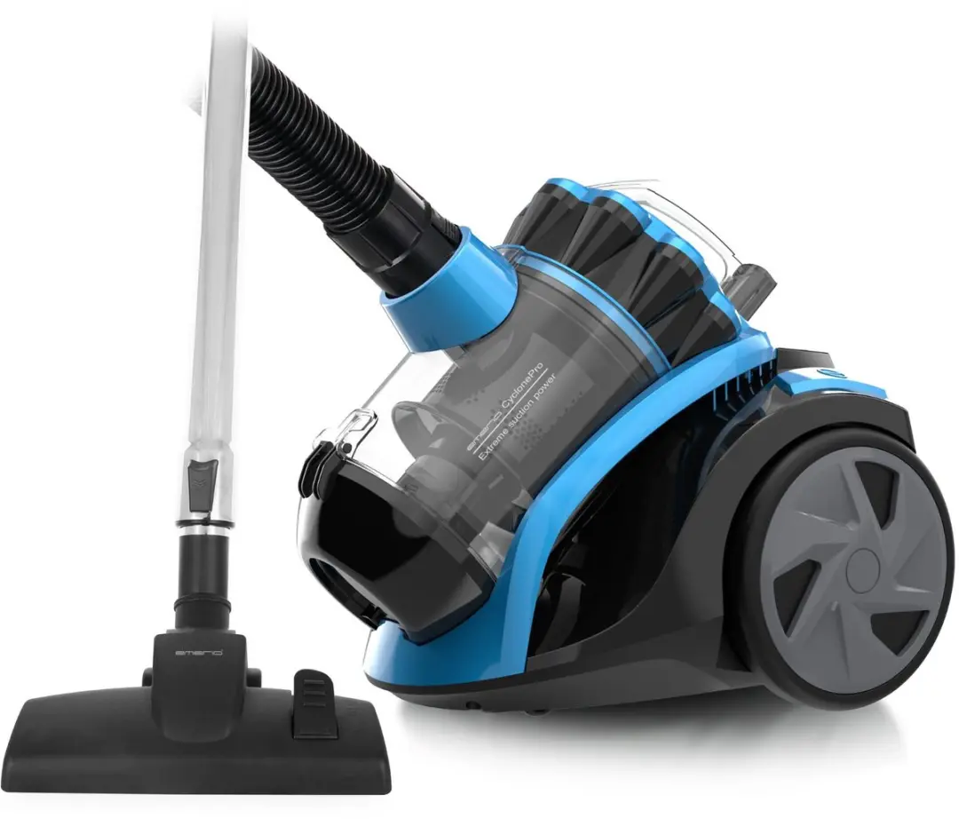 Emerio VCE-108278.10 Stofzuiger - 700W - 2L - Zwart/Blauw