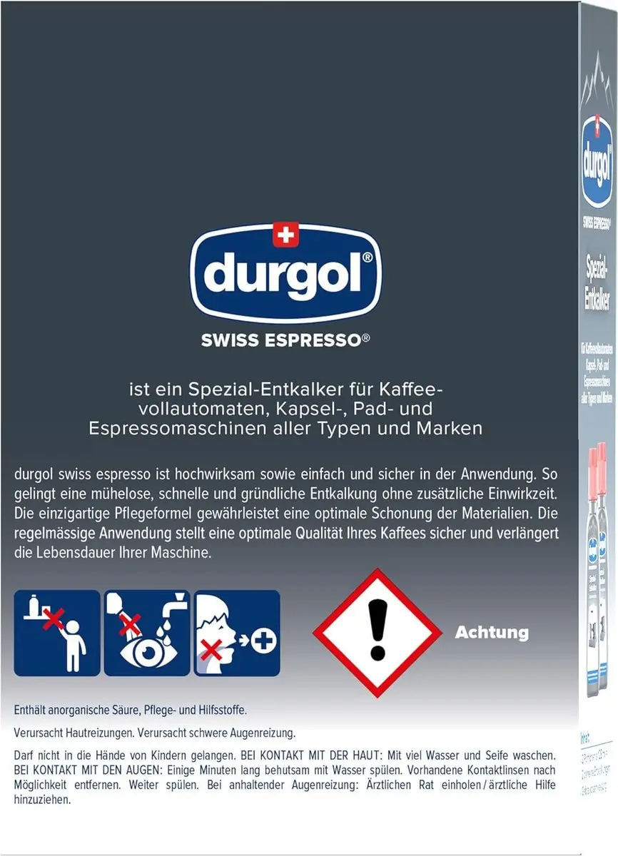 Durgol Swiss Espresso Ontkalker - 10x125ml