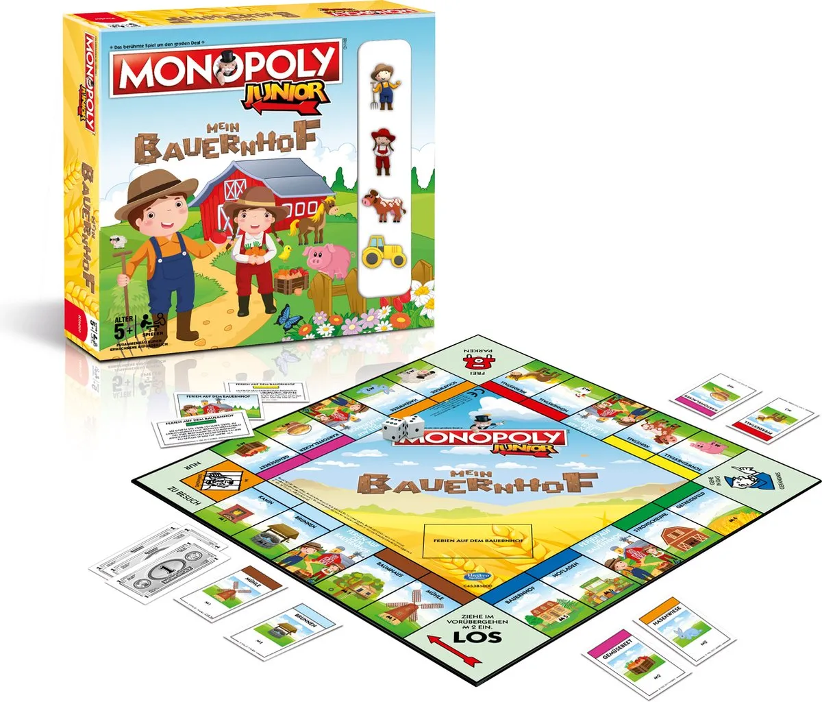 Winning Moves Monopoly Junior Mein Bauernhof Bordspel - 2-4 Spelers