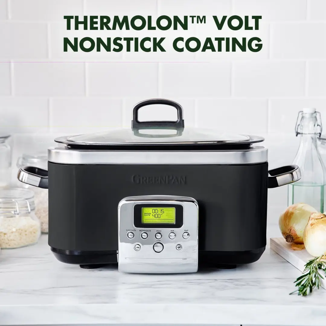 GreenPan Elite CC005311-001 Elektrische Sudderpan 6L - 1350W - Zwart
