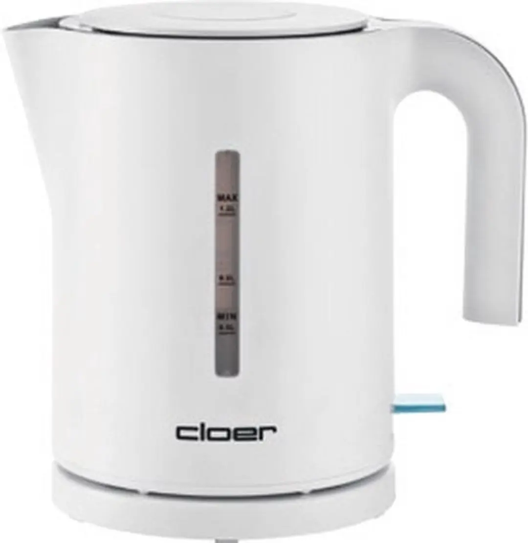 Cloer Waterkoker 4121 - 1800W - 0,5L - Wit - afbeelding 6 van 6