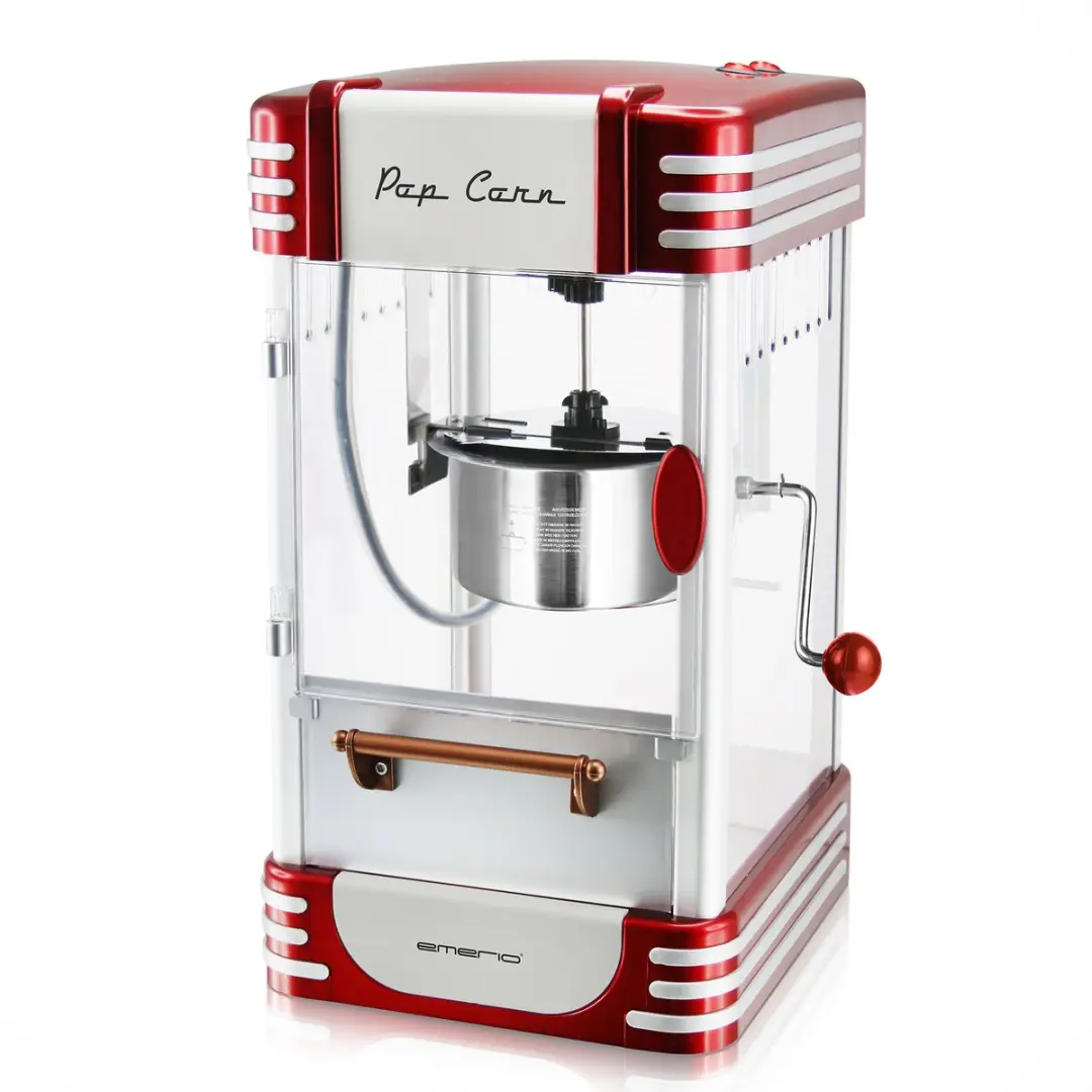 Emerio Popcornmachine POM-120650 - 360W - Rood/Wit