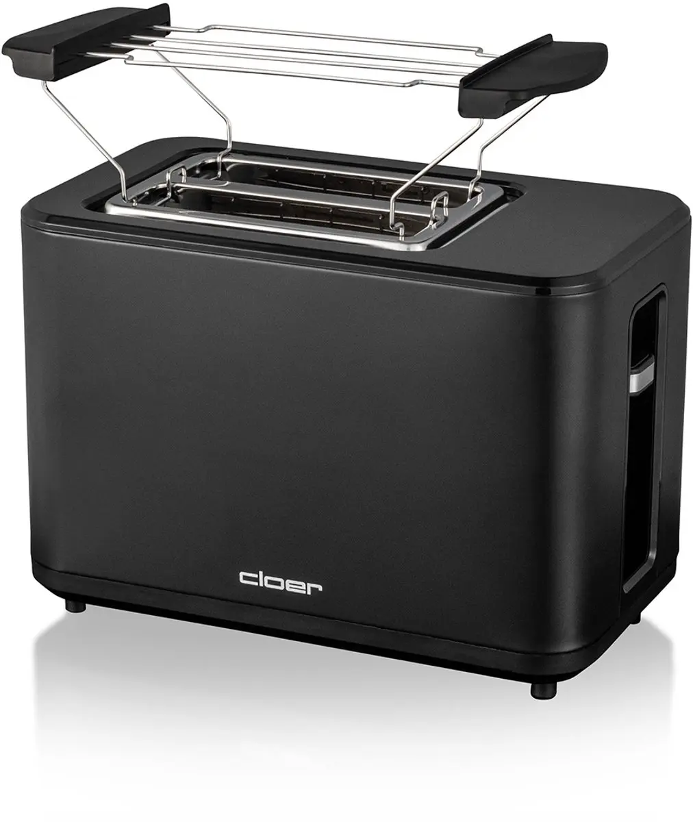 Cloer Digitale Broodrooster 3930 - 2 Sneden - 900W - Zwart