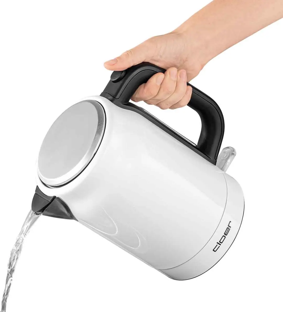 Cloer 4521 Waterkoker 1,7L - 1850W - Wit - afbeelding 6 van 6