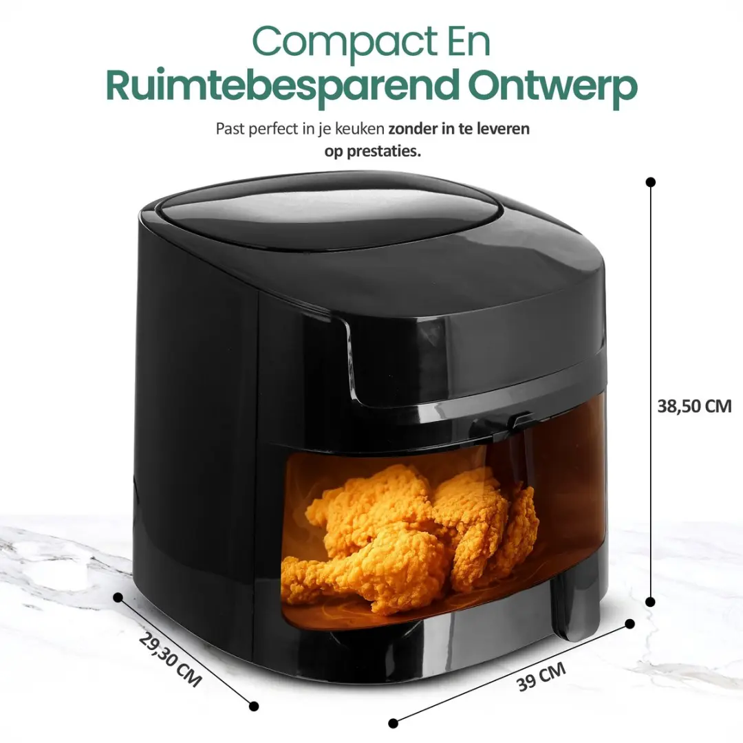 Emerio Airfryer XL AF-129622.1 1800W - 7,2L - 10 Programma's - Zwart