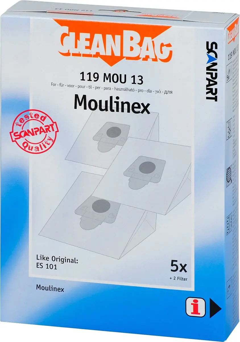 CleanBag Stofzuigerzakken 7 Stuks