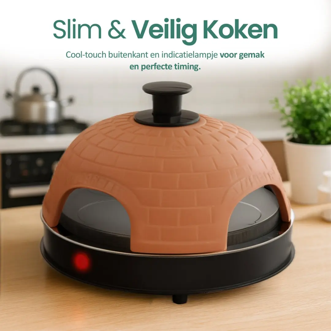 Emerio Pizzarette Origineel PO-115985 - 900W - 4 Persoons