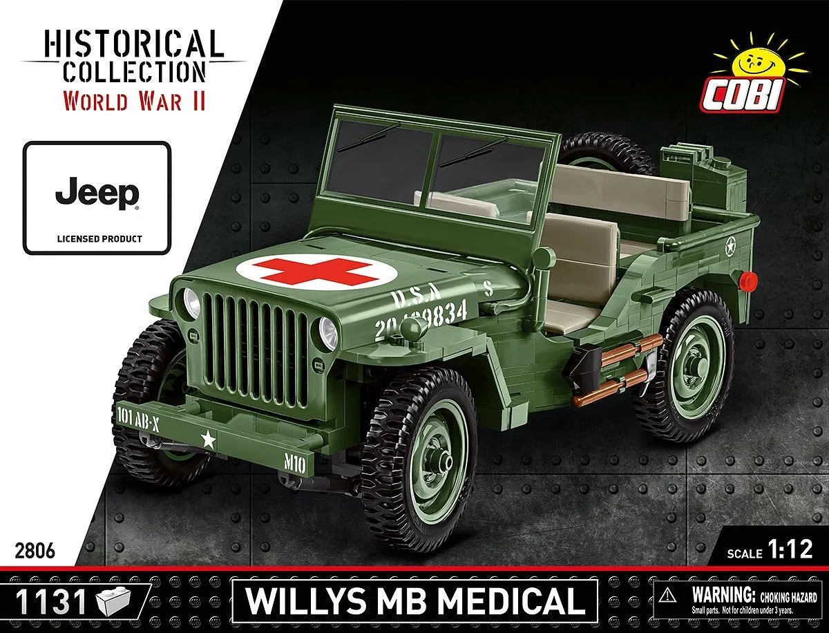 COBI Willys MB Medische schaal 1:12 - COBI-2806