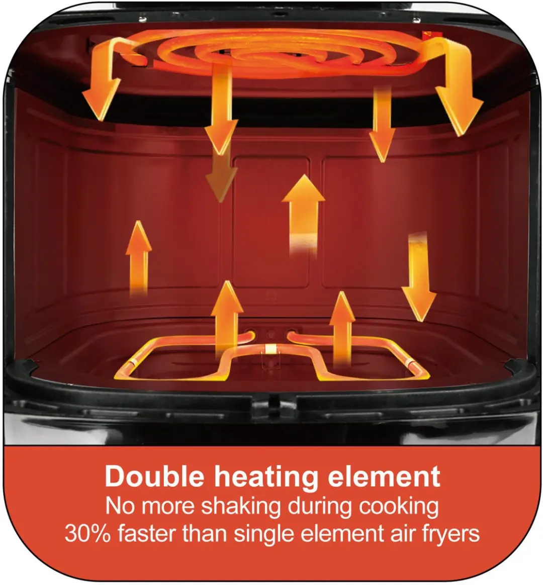Daily Home Heteluchtfriteuse 6L - 1700W - Zwart