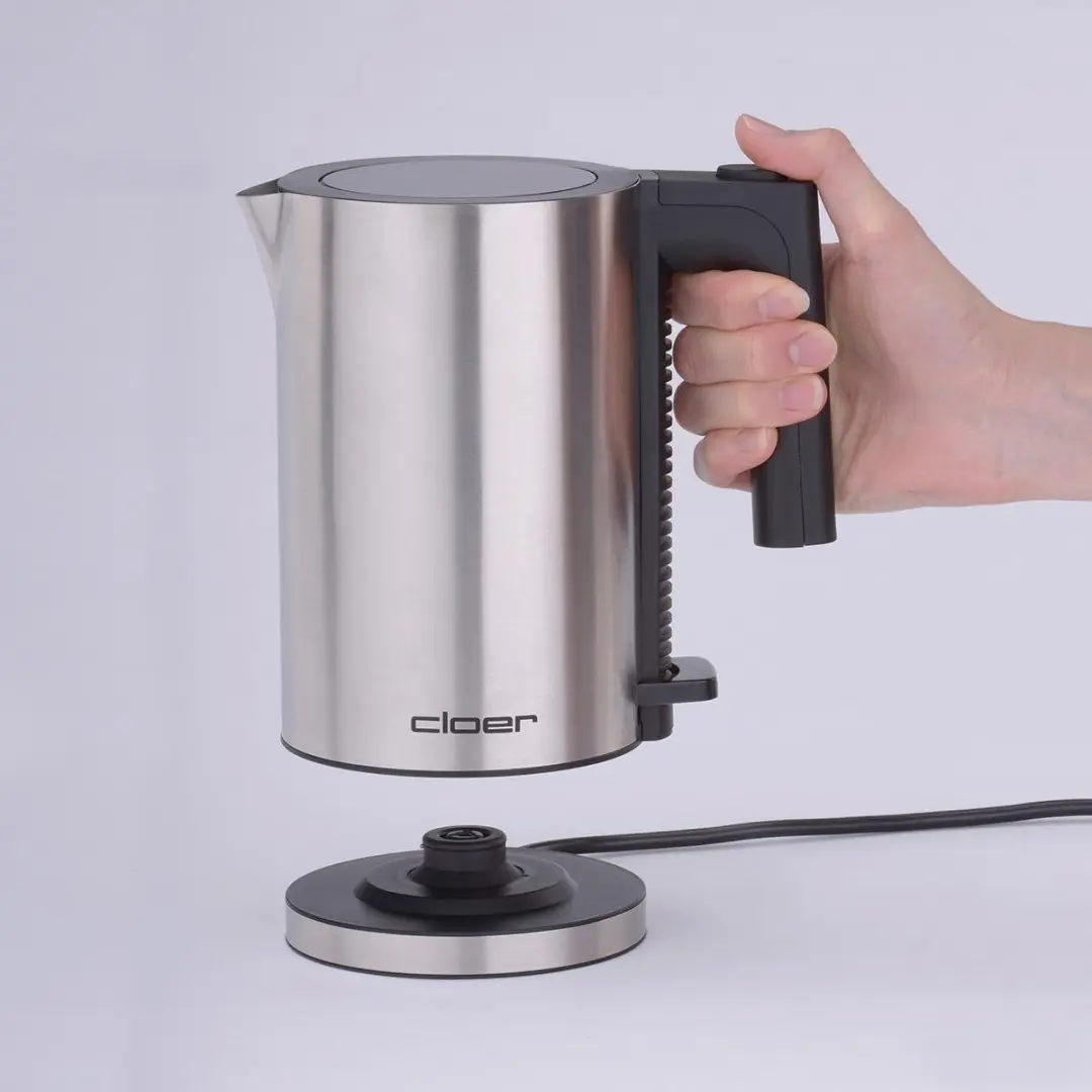 Cloer 4990 Waterkoker 1960W 0.8L - Zwart/Roestvrijstaal