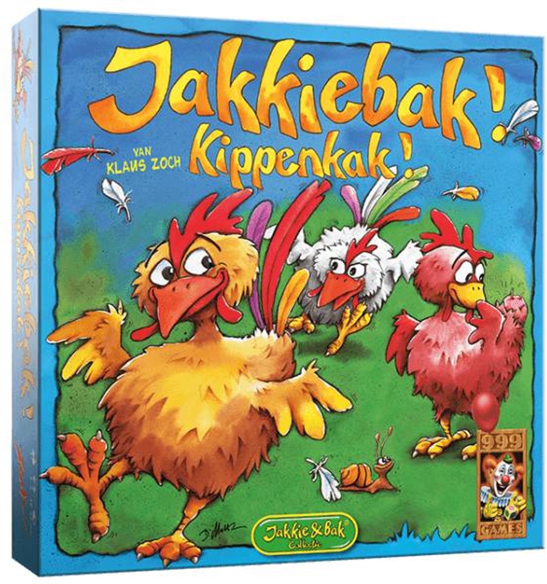 999 Games - Jakkiebak! Kippenkak! - Bordspel - Kinderspel