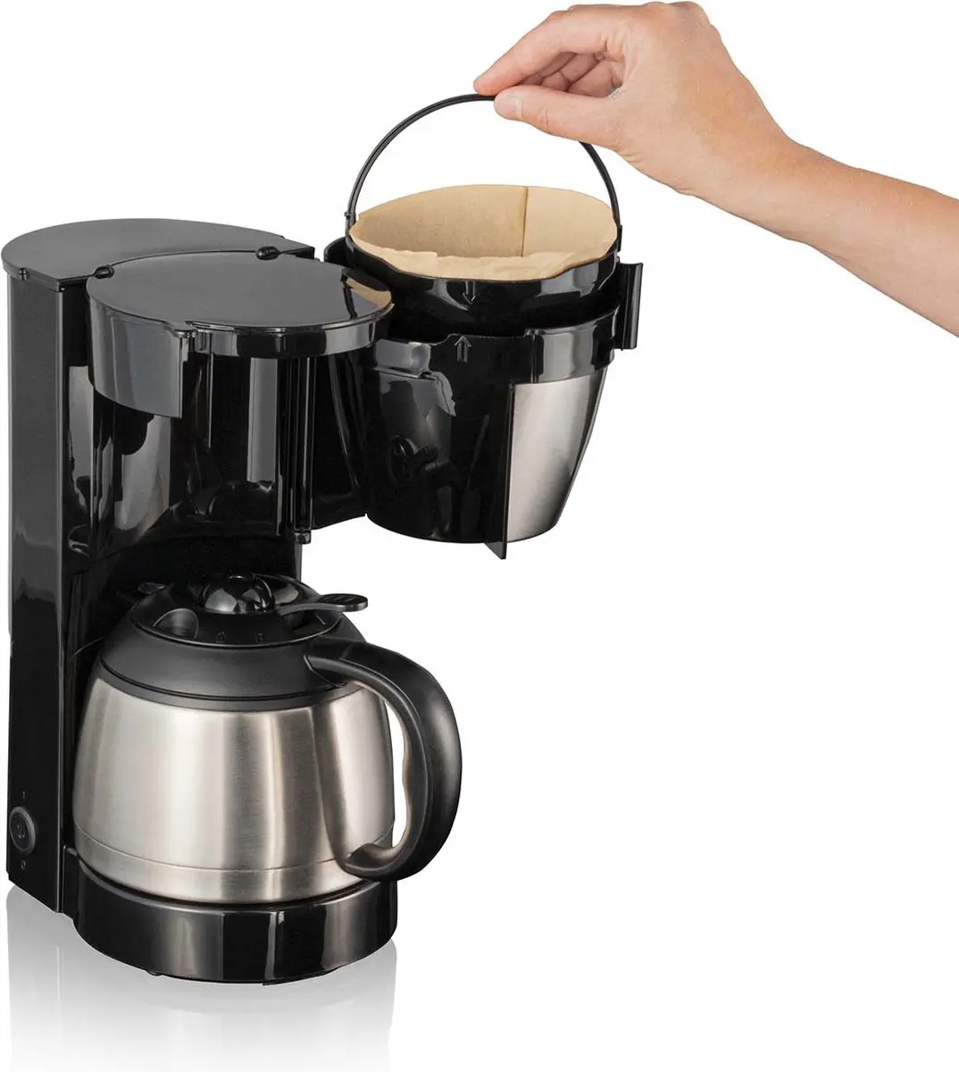 Cloer 5009 Koffiezetapparaat 8 Koppen - 1.25L - Zwart/RVS