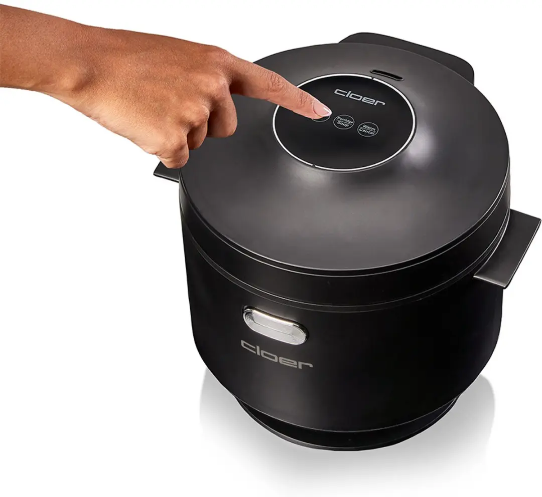 Cloer Rijstkoker 6830 - 1L - 5 Porties - Zwart