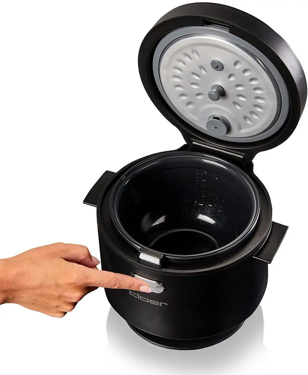 Cloer Rijstkoker 6830 - 1L - 5 Porties - Zwart