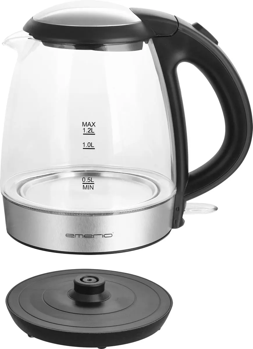 Emerio WK-125145 Waterkoker Glas 1,2L - 2200W - afbeelding 6 van 6