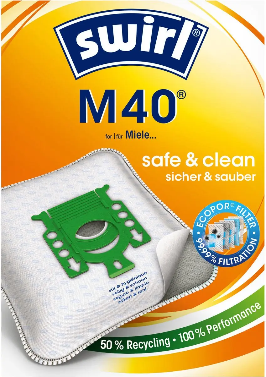 Swirl M40 Stofzuigerzakken