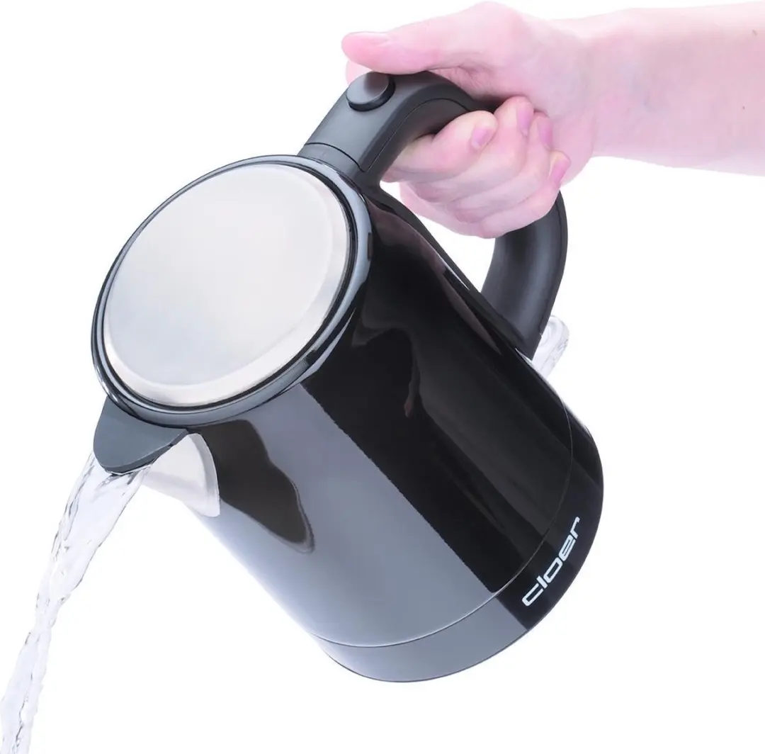 Cloer 4510 Waterkoker - Zwart/RVS
