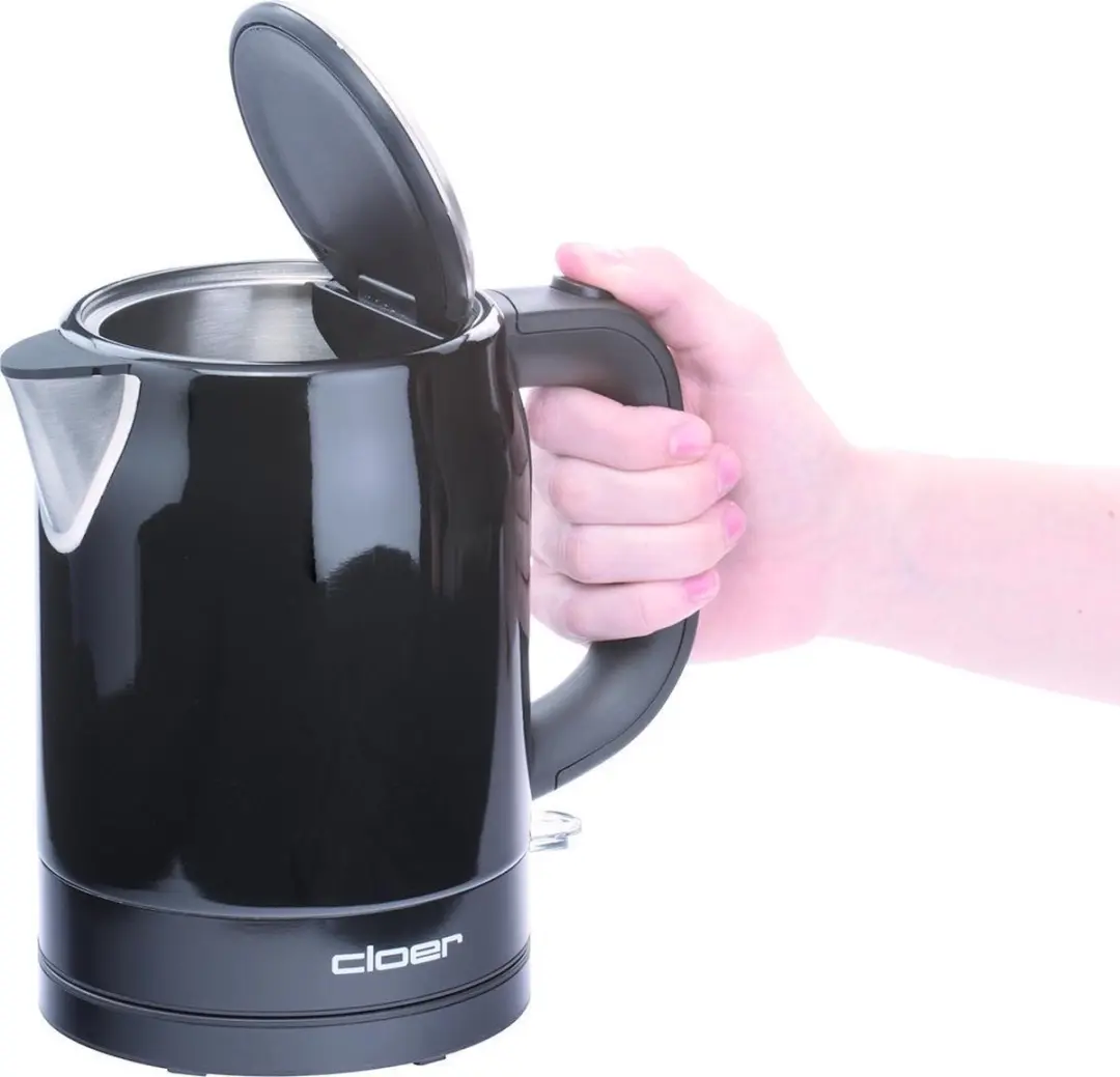 Cloer 4510 Waterkoker - Zwart/RVS