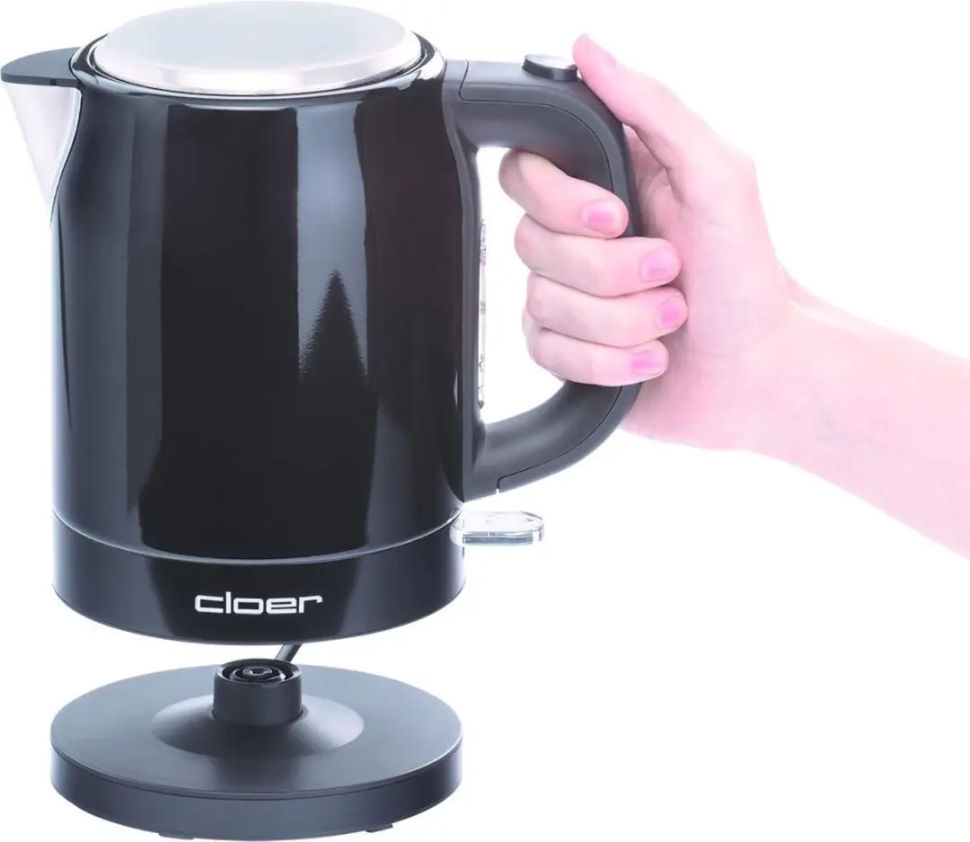 Cloer 4510 Waterkoker - Zwart/RVS - afbeelding 6 van 6