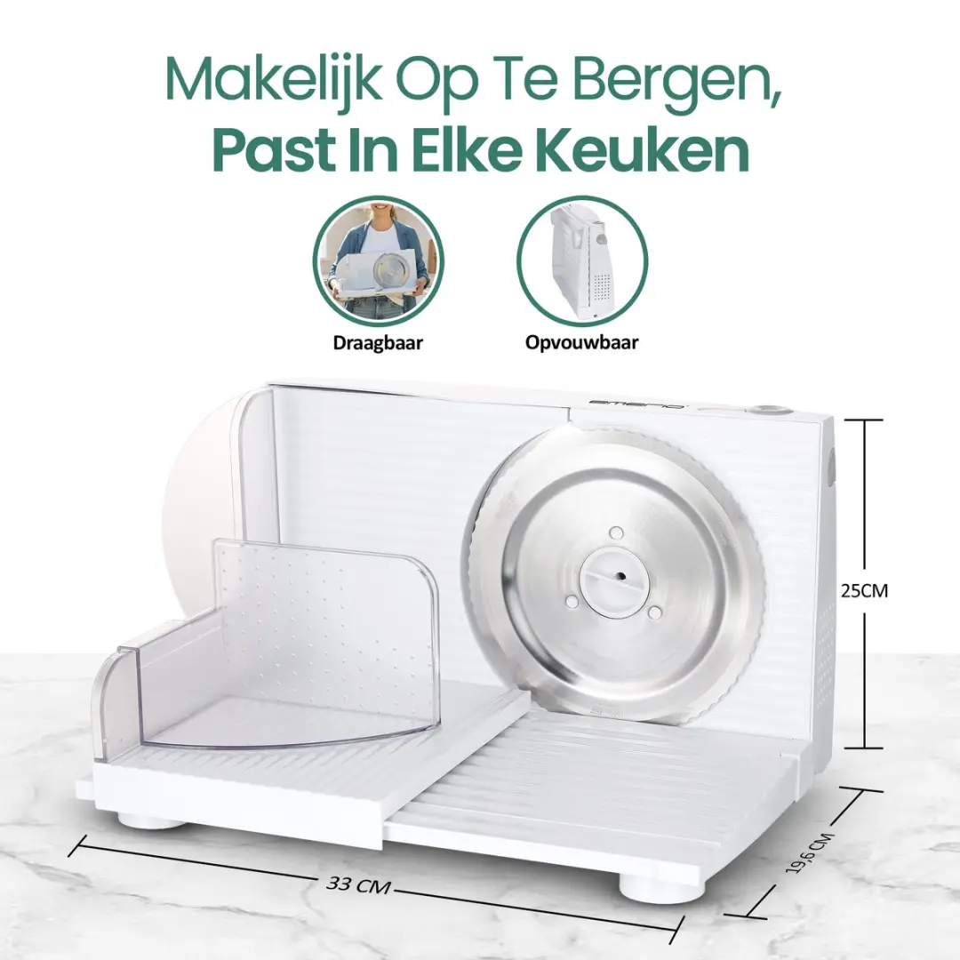 Emerio MS-125000 Snijmachine 100W - Wit