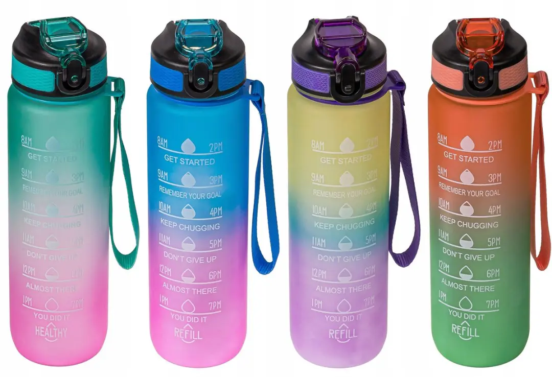 BK Rainbow Waterfles 1L - Kleurrijk