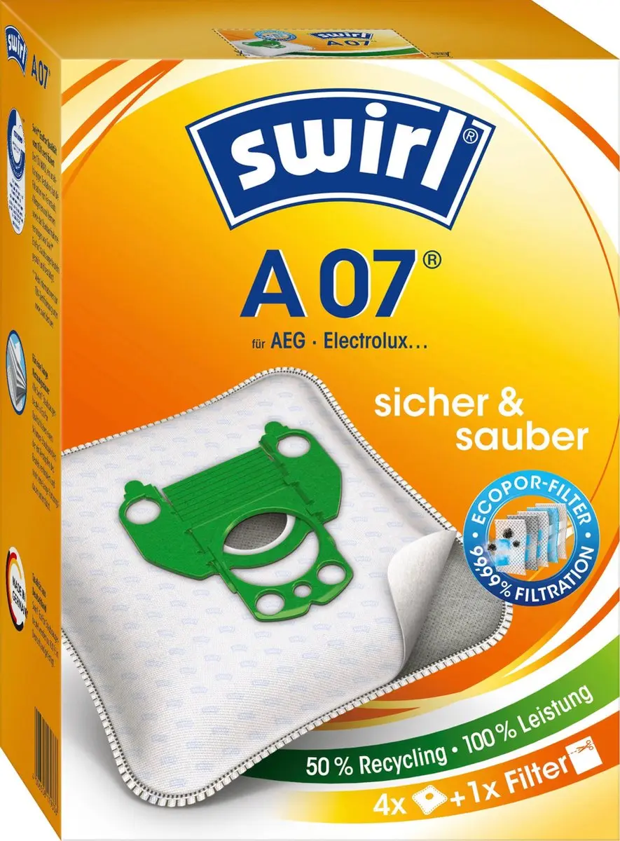Swirl A07 Stofzakken