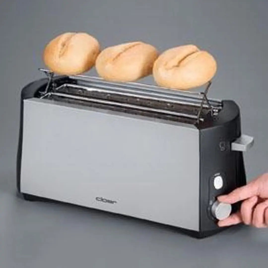 Cloer 3710 Broodrooster - 4 Sandwiches 1380W - Grijs