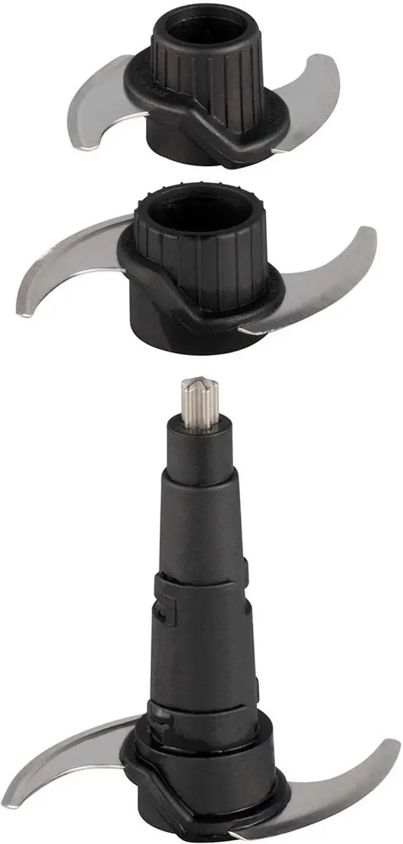 Cloer Mini Hakker 6829 - 400W - 1.2L - Zilver/Transparant