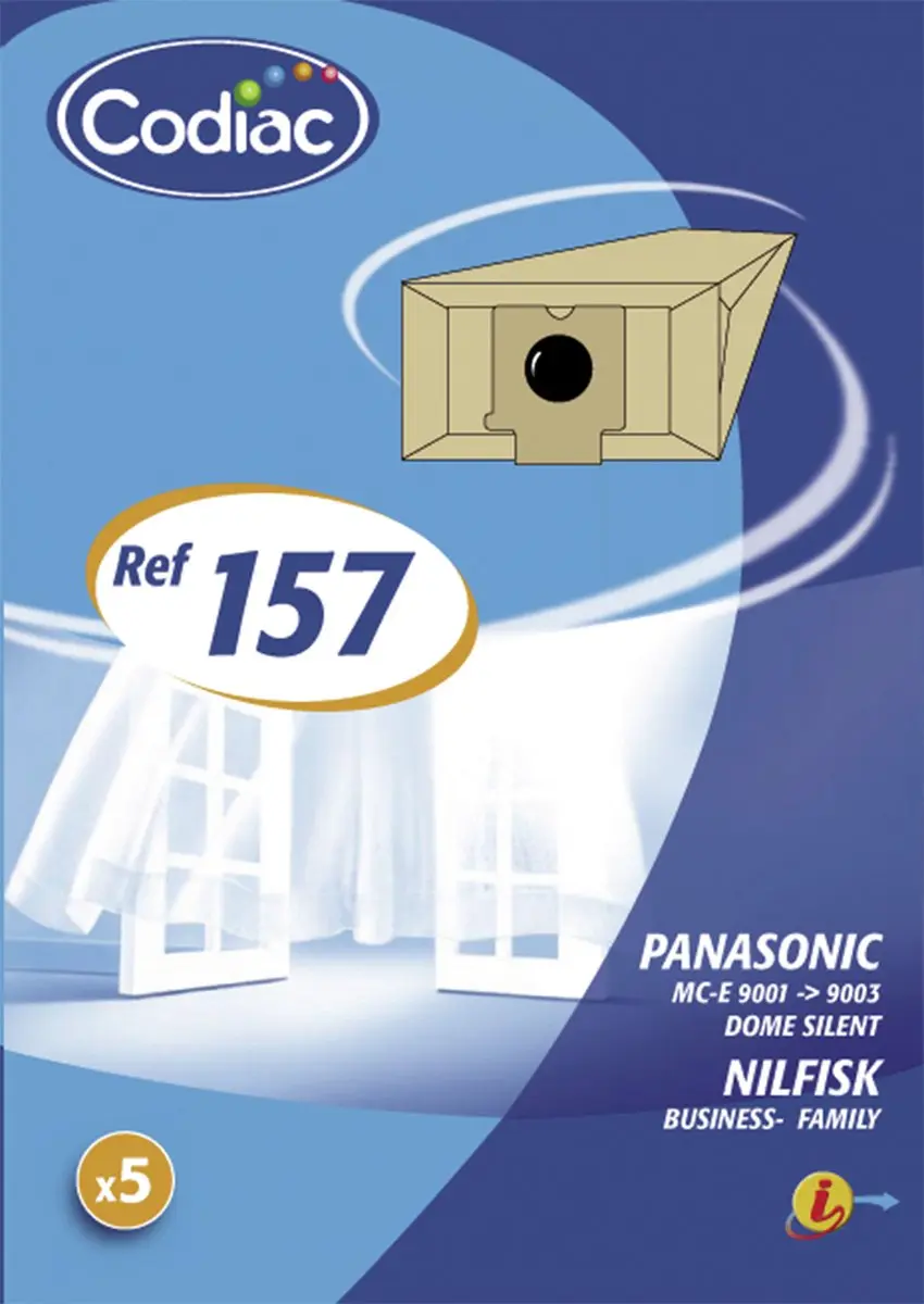 Cleanbag Stofzuigerzakken M 105 PAN 8 - 4 Stuks - Incl. Filter - afbeelding 6 van 6