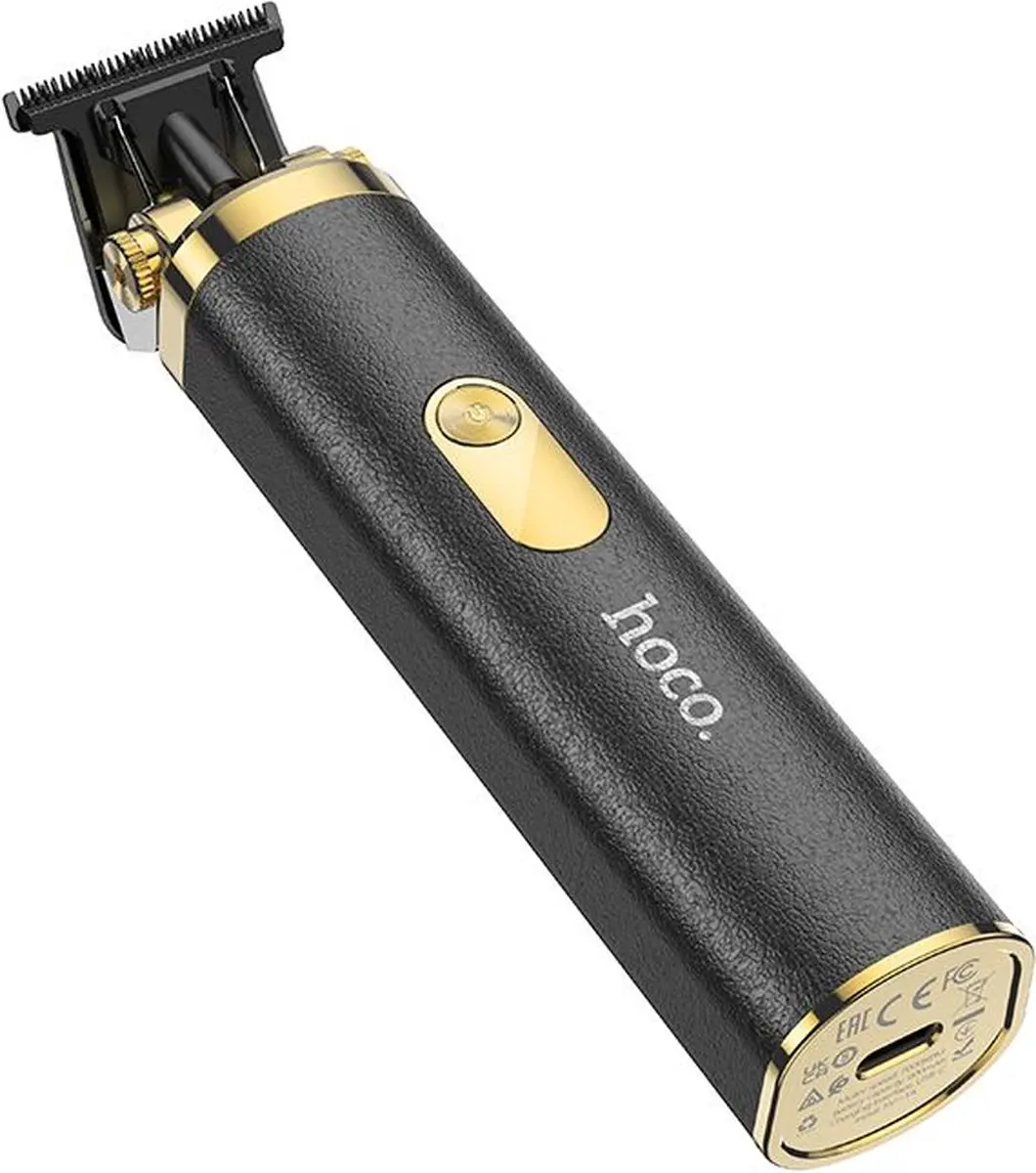Hoco HP22 Baardtrimmer - USB Oplaadbaar - Zwart