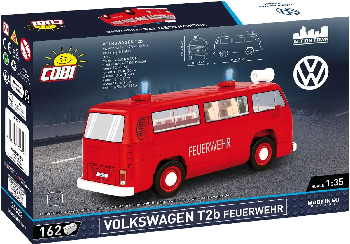 COBI 24622 VW T2B Brandweer