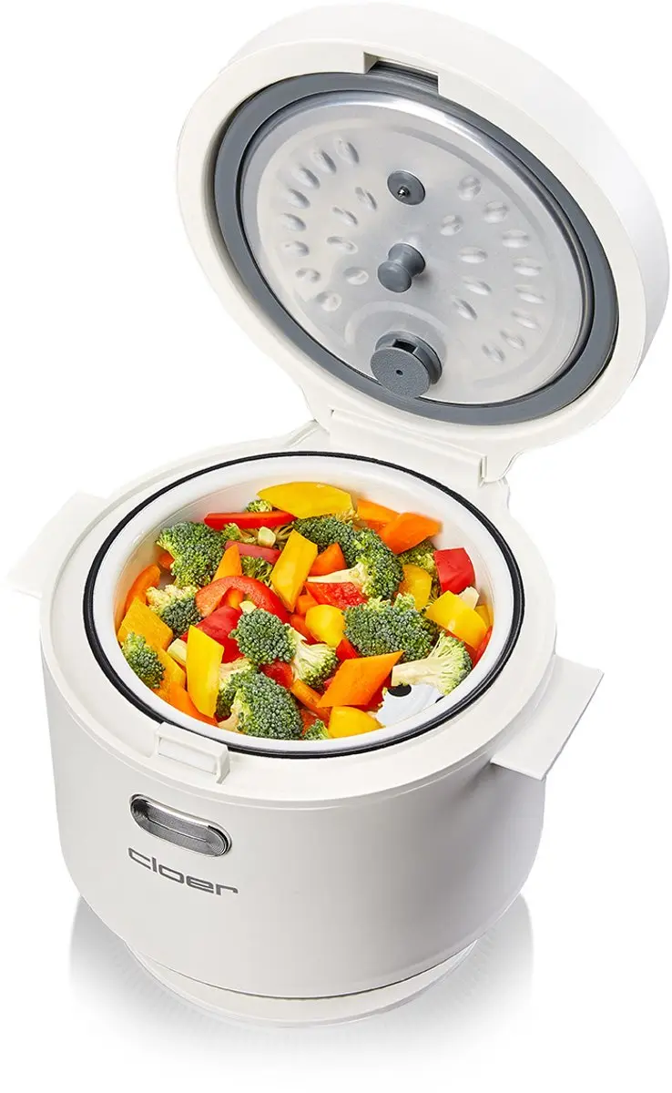 Cloer Rijstkoker 6831 - 1L - 350W - Wit