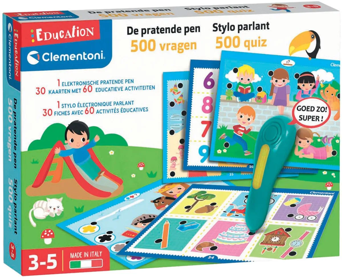 Clementoni Pratende Pen Educatief Observatie Spel 56607 - Multikleur