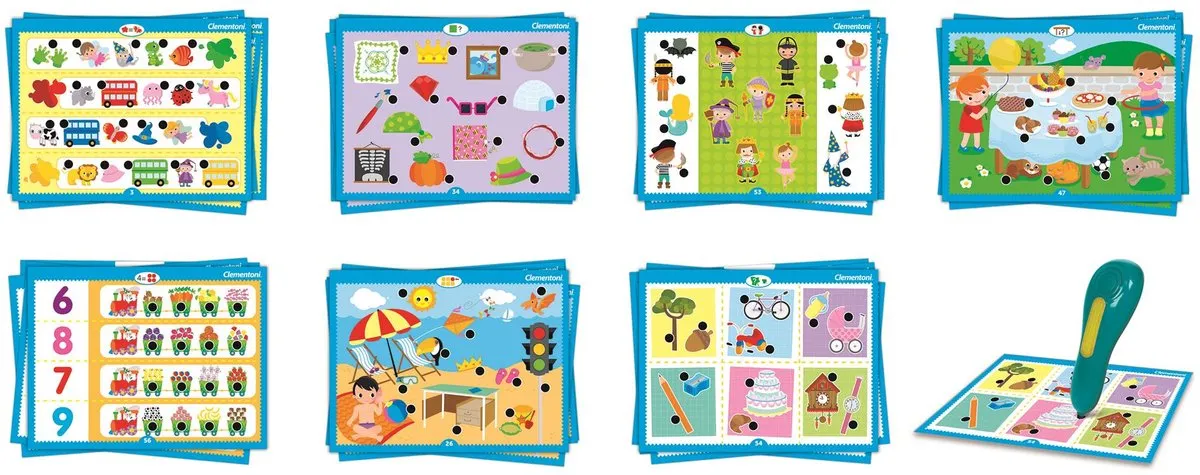 Clementoni Pratende Pen Educatief Observatie Spel 56607 - Multikleur