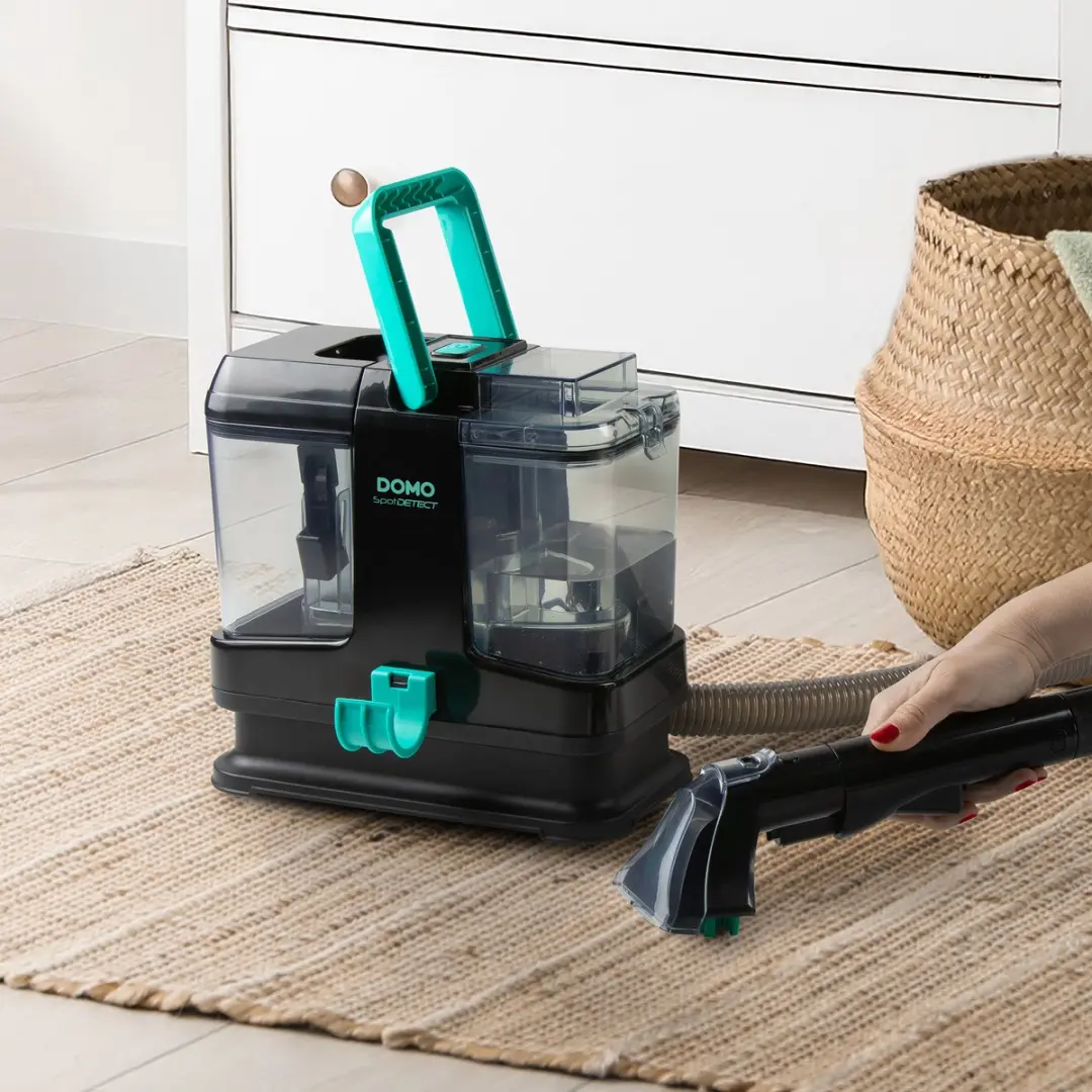 Domo DO256SC Draagbare Vlekkenreiniger 330W - 0,8L - Zeegroen/Zwart