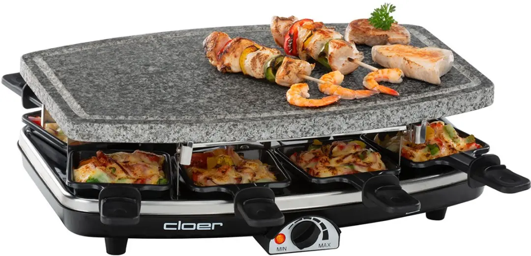 Cloer 6430 Steen-/Raclettegrill 1200W