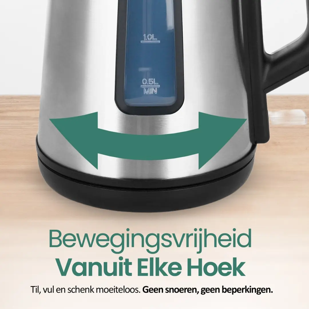 Emerio Waterkoker WK-122829 2200W - 1,7L - Zwart