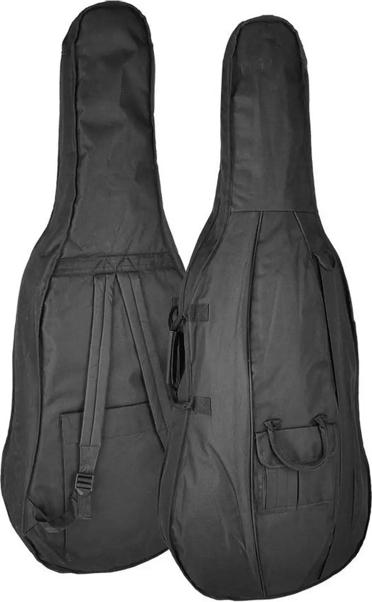 Leonardo LC-2744-M Cello Set 4/4 - Mat Nitro Gevlamd