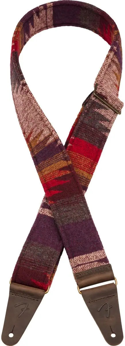 Fender Zion Strap Gitaarband - 2" - Paars Aztec