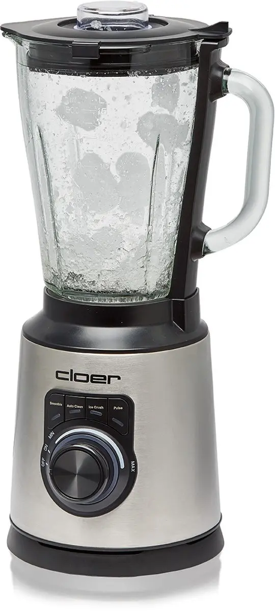 Cloer 6958 Blender 1200W 1,5L - 4 Snelheden - Zilver