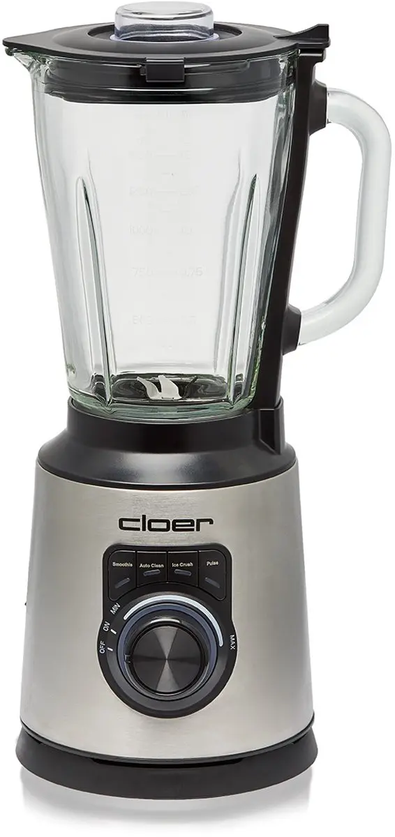 Cloer 6958 Blender 1200W 1,5L - 4 Snelheden - Zilver